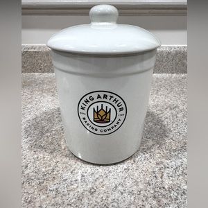 King Arthur Flour Baking Chantal Sourdough Crock Canister Lid 1 Qt.
